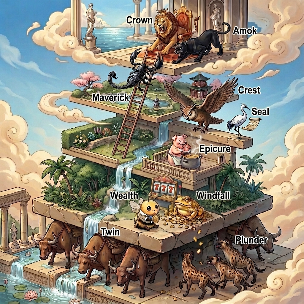 The DaoTiming 10 Aspects — Energy Schematic